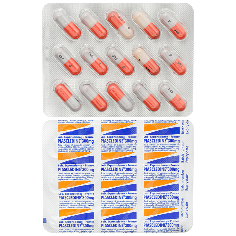 Piascledine 300 trị thoái hóa xương khớp (1 vỉ x 15 viên) - 9